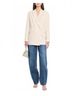 Rag & Bone White Emile Linen Blazer in Ivory Size 6 - photo 3