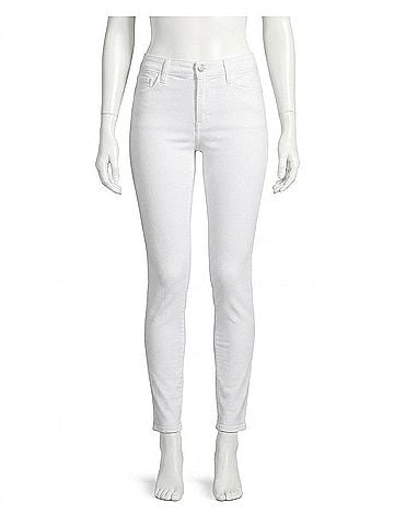 Paige Hoxton Ankle Jean in Crisp White (view 1)