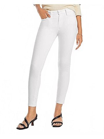 Paige Hoxton Ankle Jean in Crisp White (view 2)