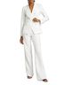 Veronica Beard White Tonelli Pant With Side Stripe in Off White Size 8 - photo 2
