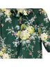 Tuckernuck 100% Polyester Floral Multi Color Short Sleeve Blouse Size XS - photo 4