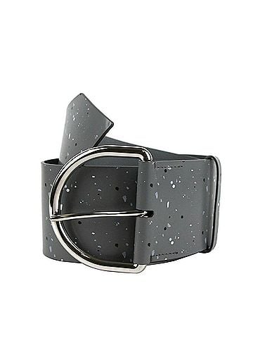 Balenciaga Women's Dark Grey Linoleum Wide Belt (80 / 32) (view 1)