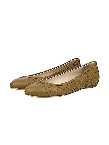 Bottega Veneta Women's Intrecciato Brown Leather Flat Slippers (40 EU / 10 US) (view 2)