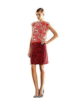 women's tiered midi dress Blue Metallic Tiered Midi Dress – self-portrait-US main image 0