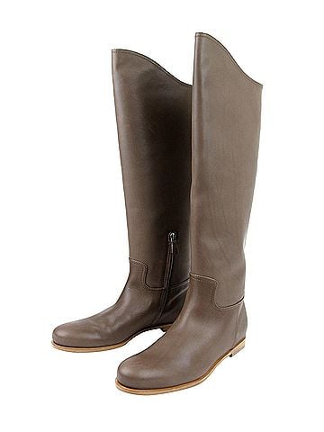 Bottega Veneta Women's Brown Leather Tall Boots (40 EU / 10 US) (view 1)