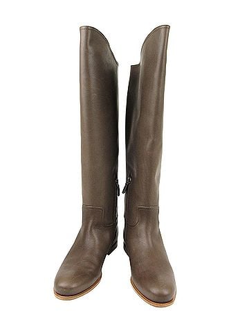 Bottega Veneta Women's Brown Leather Tall Boots (40 EU / 10 US) (view 2)