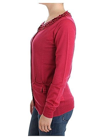 John Galliano Pink wool Women's cardigan (view 2)