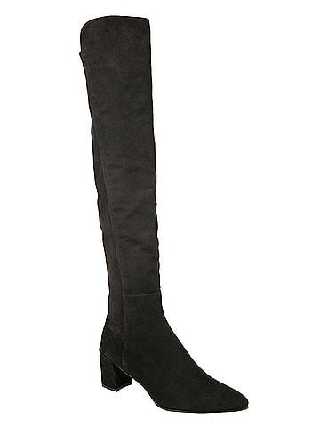 Stuart Weitzman Women's Allwayhunk Dark Brown Cola Suede Over-The-Knee Boot (10 US) (view 1)
