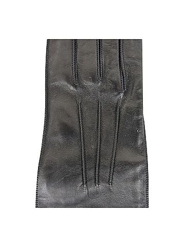 Bottega Veneta Women's Black Leather Long Gloves (6.5) (view 2)