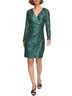 DKNY Teal Green Cocktail Dress Size 16 - photo 1
