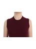 Dolce & Gabbana Basic 100% Wool Solid Red Red Sleeveless Crewneck Vest Women's Pullover Size S - photo 5