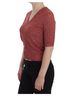 Dolce & Gabbana Basic 100% Wool Solid Red Red Wool Tweed Short Sleeve Sweater Women's Pullover Size S - photo 2