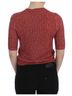 Dolce & Gabbana Basic 100% Wool Solid Red Red Wool Tweed Short Sleeve Sweater Women's Pullover Size S - photo 3