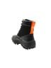 MCM 100% Leather Solid Black Women's Black Leather Reflective Patch With Orange Pull Boots (39 EU / 9 US) Size 9 - photo 4