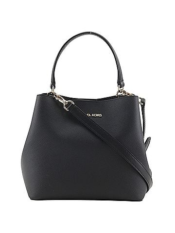 Michael Kors Michael Kors Bucket Crossbody Handbag 35S4G3FM5T1 PVC Black 2-way for Women (view 1)