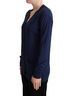 Dolce & Gabbana Basic 100% Wool Solid Blue Blue Virgin Wool Button Down Cardigan Women's Sweater Size M - photo 2