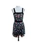 Mac Duggal 100% Polyester Floral Black Green Cocktail Dress Size 6 - photo 1