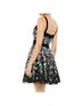 Mac Duggal 100% Polyester Floral Black Green Cocktail Dress Size 6 - photo 5
