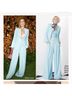 Alice + Olivia Print Blue Blazer Size S - photo 4