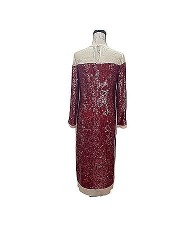 Zara ZW COLLECTION SEQUINNED CHIFFON DRESS Cocktail Dress (view 2)