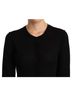 Dolce & Gabbana Basic 100% Wool Solid Black Black Crewneck Pullover STAFF Sweater Women's Wool Size L - photo 4