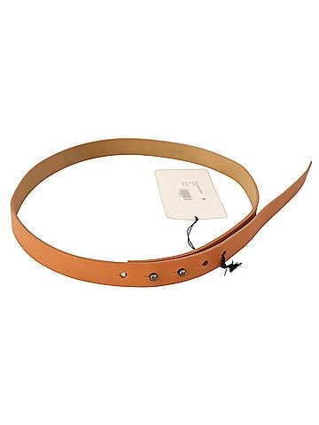Costume National Orange Leather Silver Fastening Women's Belt (view 1)