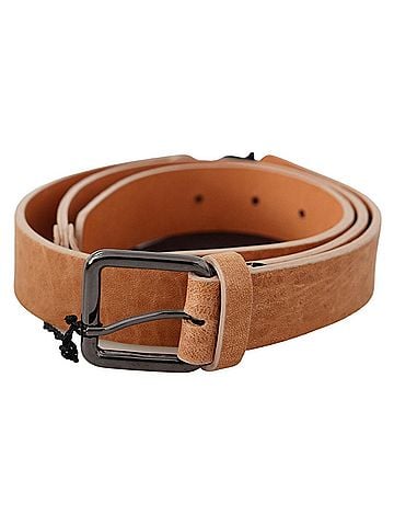 Costume National Light Brown Genuine Leather Women's Belt (view 1)