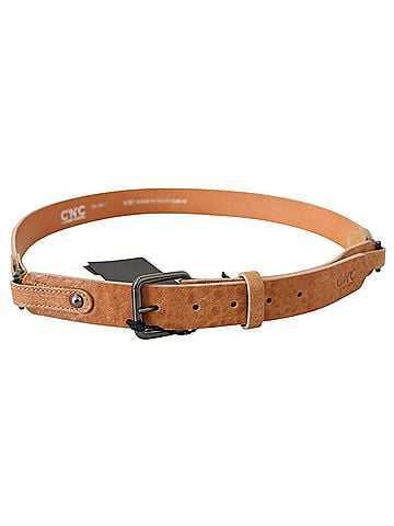 Costume National Light Brown Genuine Leather Women's Belt (view 2)
