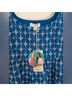 Rhode X Target 100% Cotton Print Blue Casual Dress Size L - photo 3