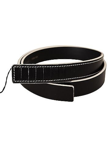 Costume National Black White Leather Fashion Waist  Women's Belt (view 1)