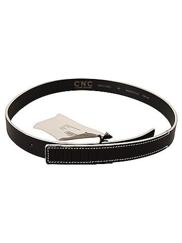 Costume National Black White Leather Fashion Waist  Women's Belt (view 2)