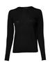 Dolce & Gabbana Basic 100% Wool Solid Black Black Wool Knit Crew Neck Pullover Women's Sweater Size XS - photo 1