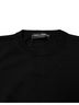 Dolce & Gabbana Basic 100% Wool Solid Black Black Wool Knit Crew Neck Pullover Women's Sweater Size XS - photo 4