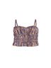 J.Crew 100% Cotton Floral Multi Color Sleeveless Blouse Size XS - photo 1