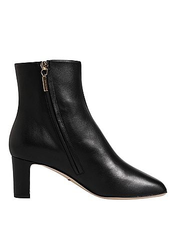 Dolce & Gabbana Basic Black Jackie Leather Mid Calf Boots Women's Shoes (view 1)