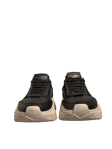 Dolce & Gabbana Basic Black White Daymaster Low Top Sneakers Women's Shoes (view 2)