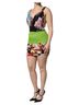 Dolce & Gabbana Basic 100% Silk Solid Multi Color Multicolor Floral Patchwork Fitted Mini Women's Dress Size S - photo 2