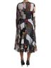 Dolce & Gabbana Basic 100% Silk Solid Multi Color Multicolor Patchwork Floral Leopard Women's Dress Size XL - photo 5
