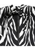 Dolce & Gabbana Basic 100% Rayon Solid Black Black White Viscose Zebra Pattern Women's Jumpsuit Size S - photo 5