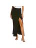 IRO 100% Polyester Solid Black Casual Skirt Size 6 - photo 1