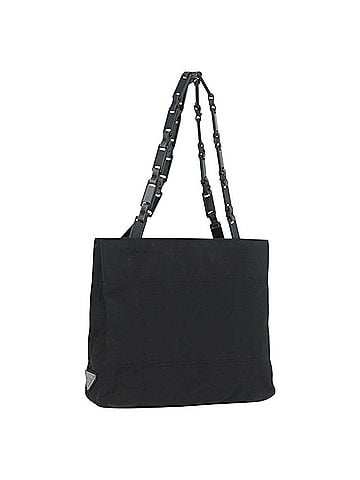 Prada Vintage Tote Nylon Black Nylon Tote Bag Bag (view 1)