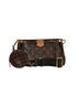 Louis Vuitton 100% Leather Solid Brown Monogram Multi Pochette Women's Accessoires One size - photo 1