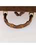 Gucci 100% Suede Solid Brown Bamboo Backpack Daim Brown Suede Backpack Bag One size - photo 7