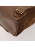 Gucci 100% Suede Solid Brown Bamboo Backpack Daim Brown Suede Backpack Bag One size - photo 10