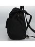 Prada 100% Nylon Solid Black Flap Drawstring Backpack Tessuto Black Nylon Backpack Bag One size - photo 4