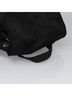 Prada 100% Nylon Solid Black Flap Drawstring Backpack Tessuto Black Nylon Backpack Bag One size - photo 6