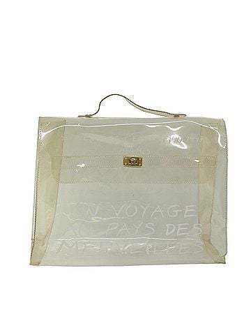 Hermès Kelly Souvenir Bag Vinyl Clear Plastic Handbag (view 1)