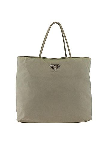 Prada Vintage Tote Tessuto Beige Nylon Tote Bag Bag (view 1)