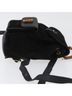 Gucci 100% Suede Solid Black Bamboo Backpack Daim Black Suede Backpack Bag One size - photo 4