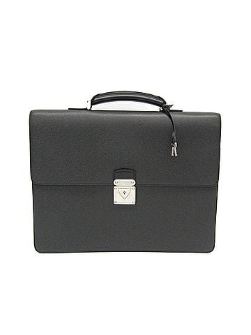 Louis Vuitton Robusto 1 Briefcase Taiga Leather Black Leather Briefcase Bag (view 1)